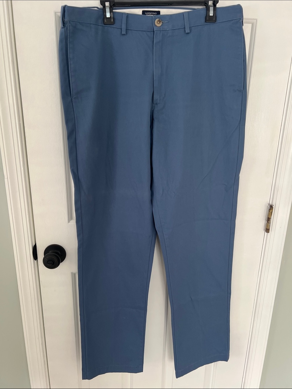 Lands' End (36x36) Men’s Slate Blue Chinos